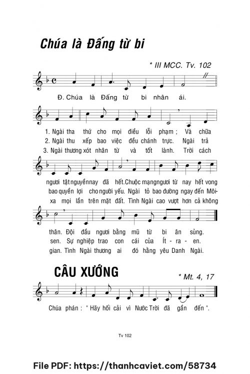 Chúa là Đấng từ bi - Lm. La Thập Tự - trang 1