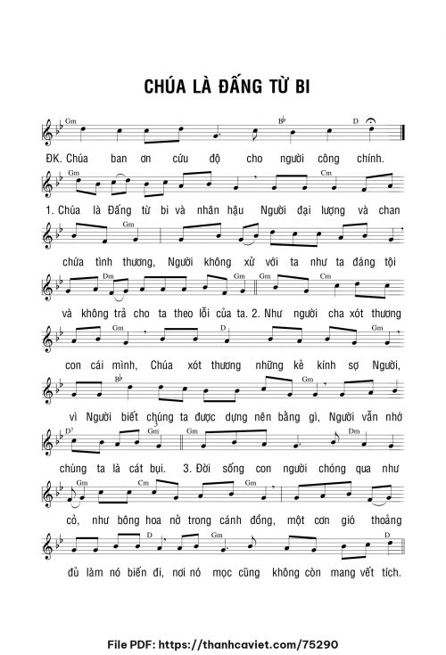 Chúa là Ðấng từ bi - Chưa biết - trang 1