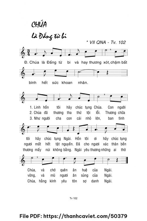 Chúa là Đấng từ bi 2 - Lm. La Thập Tự - trang 1