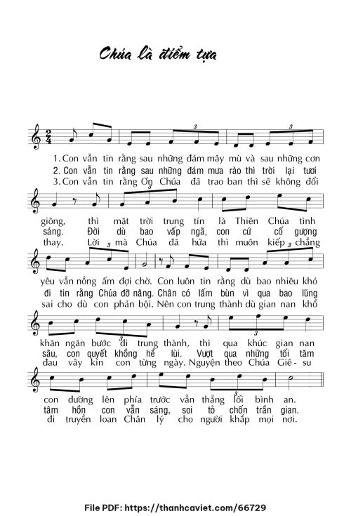 Chúa là điểm tựa - Lm. DUYLINH.PHN - trang 1