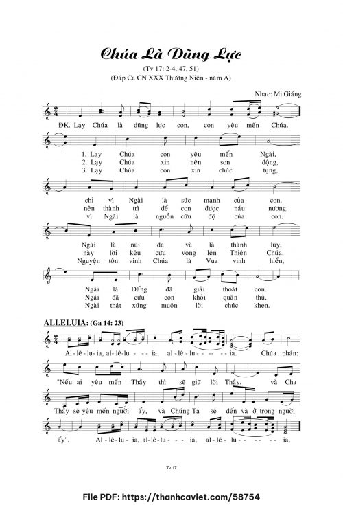 Chúa Lả Dũng Lực - Mi Giáng - trang 1