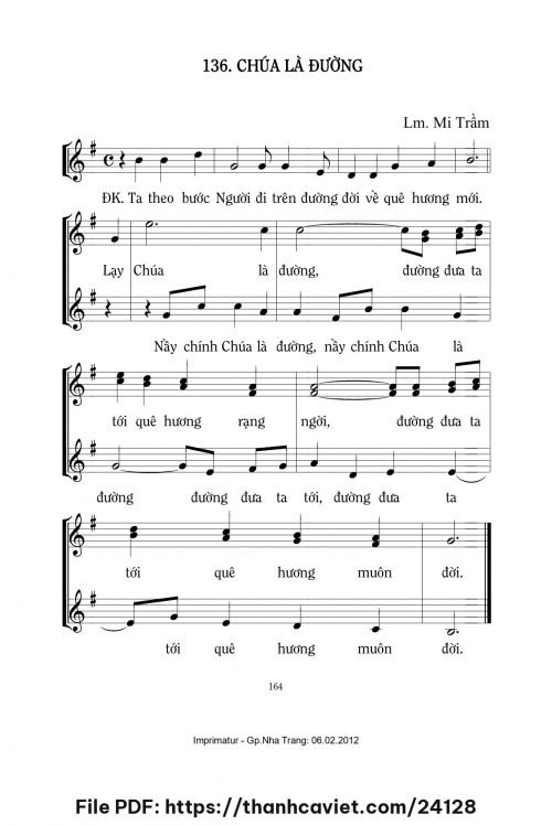 Chúa là đường - Lm. Mi Trầm - trang 1