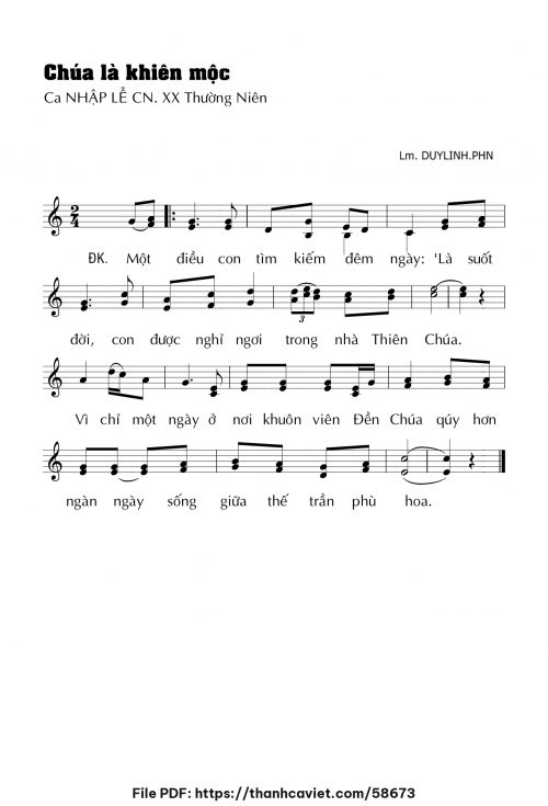 Chúa là khiên mộc - Lm. DUYLINH.PHN - trang 1