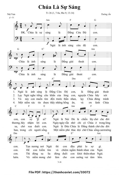 Chúa là sự sáng - Tường Ân - trang 1
