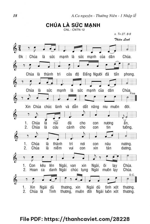 Chúa là sức mạnh - Thiên Linh - trang 1