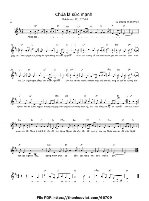 Chúa là sức mạnh - Vũ Lương Thiên Phúc - trang 1