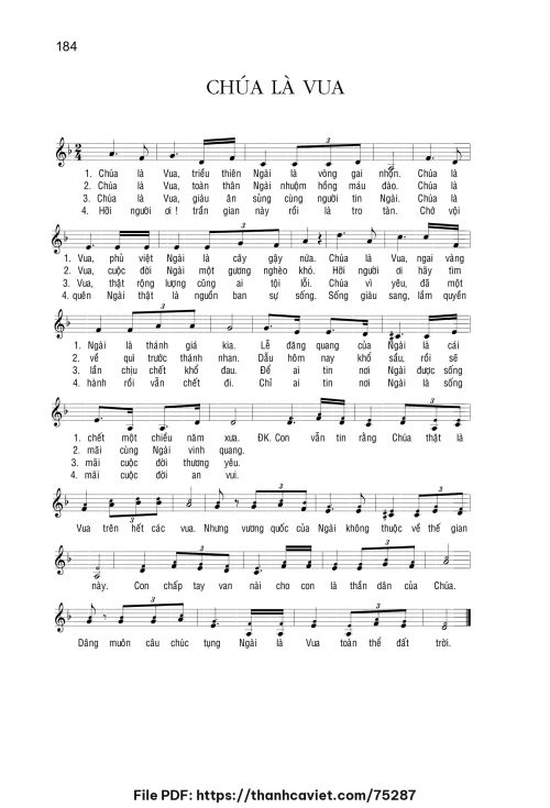 Chúa là Vua - Chưa biết - trang 1