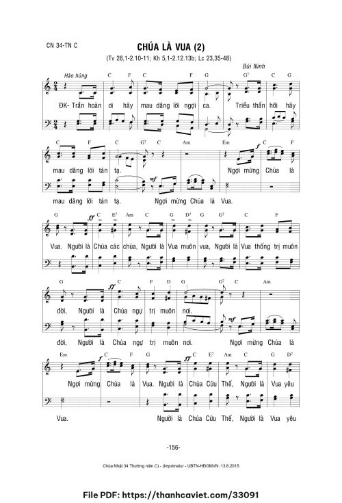 Chúa là Vua 2 - Lm. Bùi Ninh - trang 1