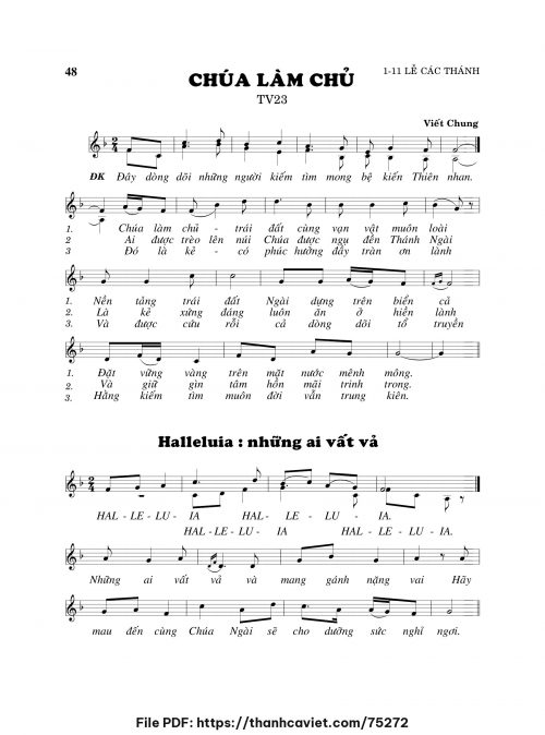 Chúa làm chủ - Viết Chung - trang 1