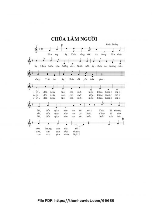Chúa làm Người - Xuân Tưởng - trang 1