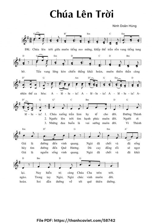 Chúa lên Trời - Ninh Doãn Hùng - trang 1