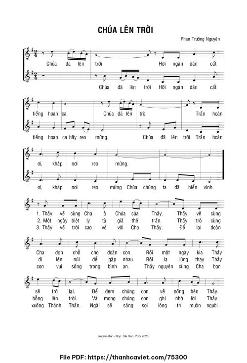 Chúa lên trời - Phan Trường Nguyên - trang 1