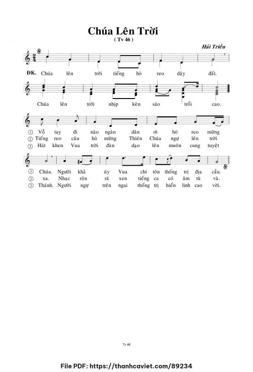 Chúa lên trời - Hải Triều - trang 1