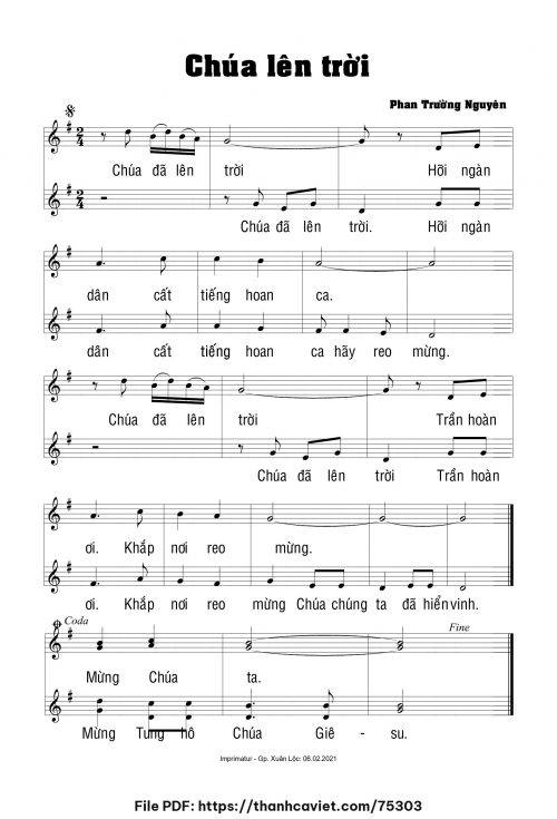Chúa lên trời 2 - Phan Trường Nguyên - trang 1