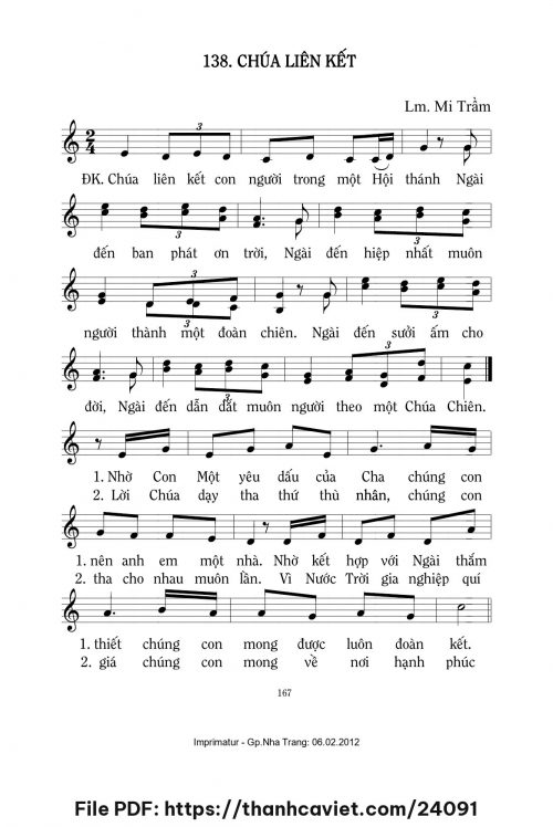 Chúa liên kết - Lm. Mi Trầm - trang 1