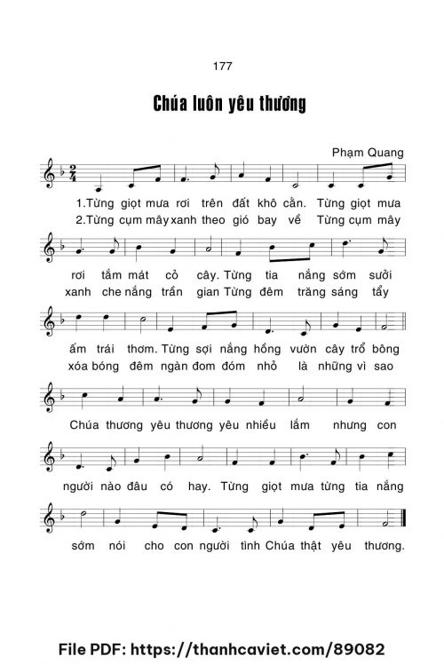 Chúa luôn yêu thương - Lm. Phạm Quang, OP - trang 1