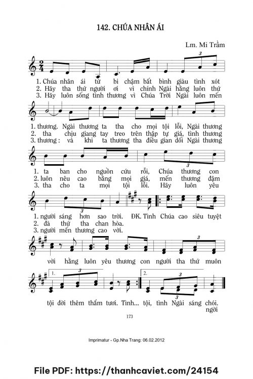 Chúa nhân ái - Lm. Mi Trầm - trang 1