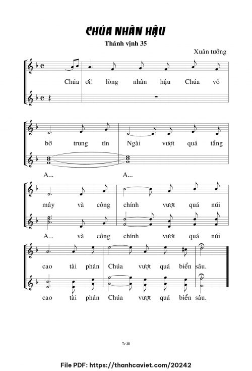 Chúa nhân hậu - Xuân Tưởng - trang 1