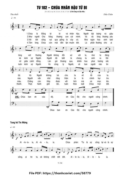 Chúa nhân hậu từ bi - Dấu Chân - trang 1