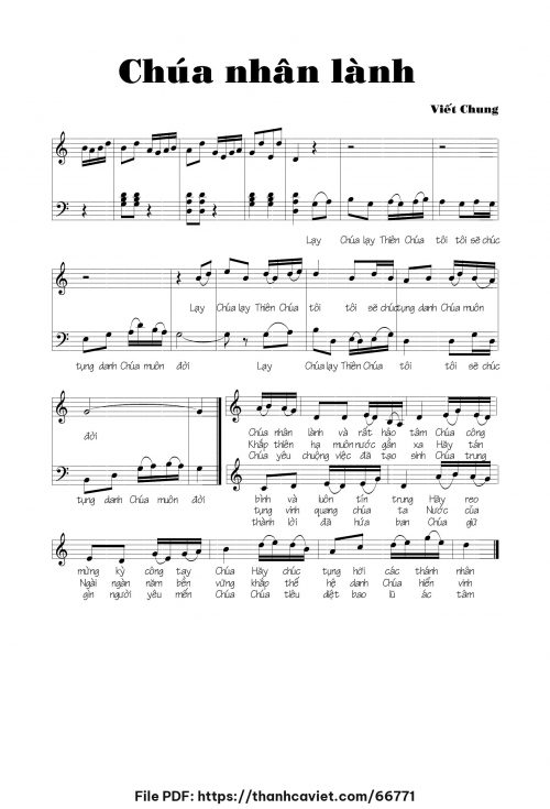Chúa nhân lành - Viết Chung - trang 1