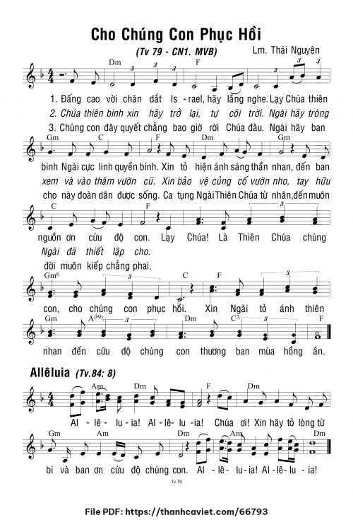 Chúa Nhật 1 Mùa Vọng năm B - Lm. Thái Nguyên - trang 1