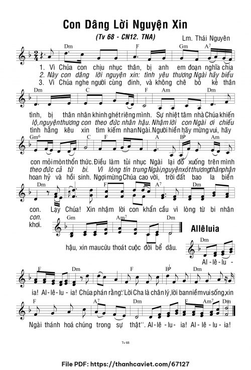 Chúa Nhật 12 Thường Niên năm A - Lm. Thái Nguyên - trang 1