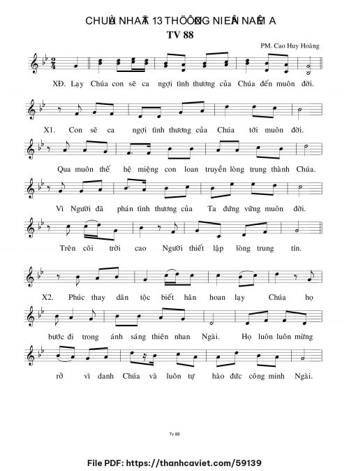 Chúa Nhật 13 Thường Niên năm A - Cao Huy Hoàng - trang 1