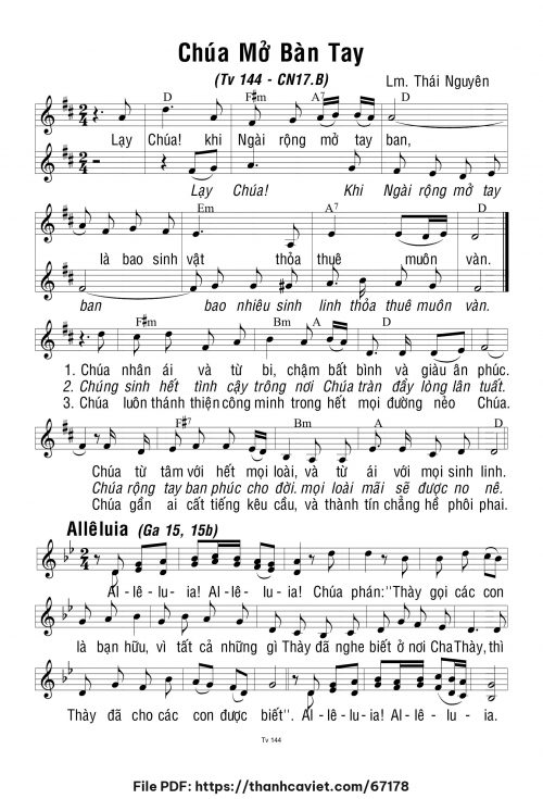 Chúa Nhật 17 Thường Niên năm B - Lm. Thái Nguyên - trang 1