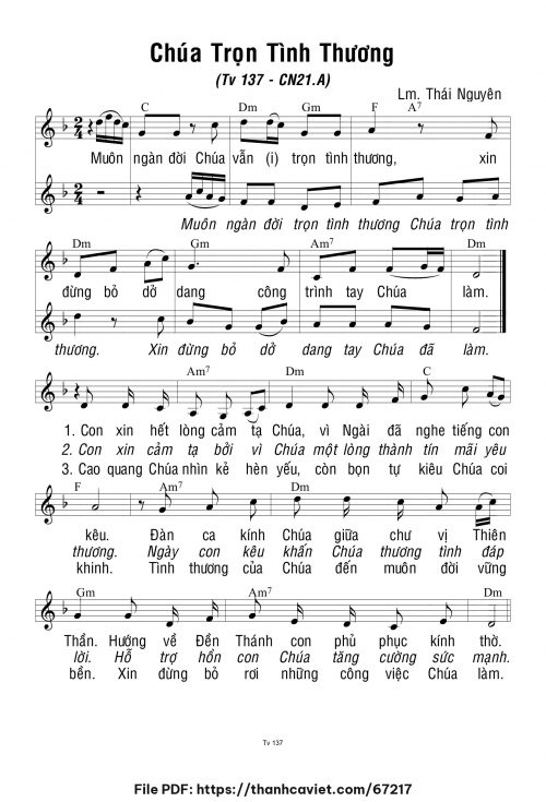 Chúa Nhật 21 Thường Niên năm A - Lm. Thái Nguyên - trang 1
