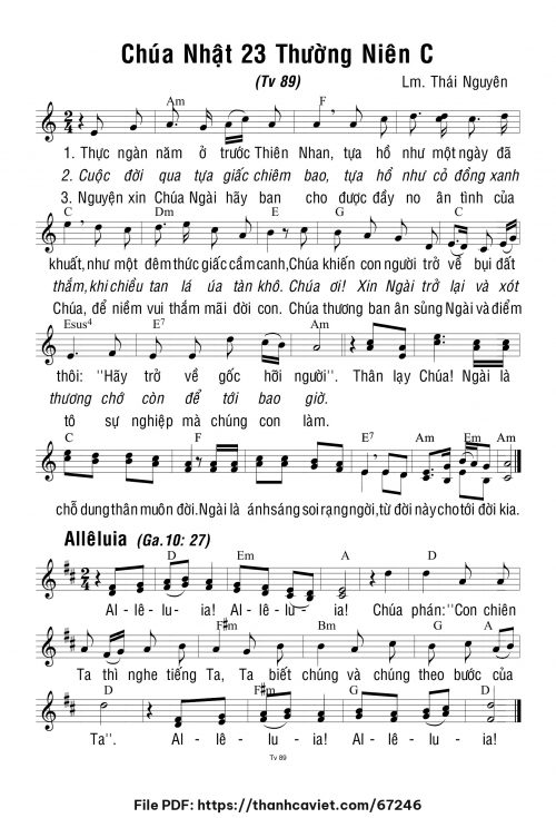 Chúa Nhật 23 Thường Niên năm C - Lm. Thái Nguyên - trang 1