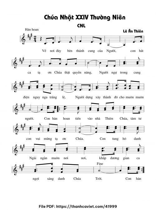 Chúa Nhật 24 Thường Niên - Lê Ân Thiên - trang 1