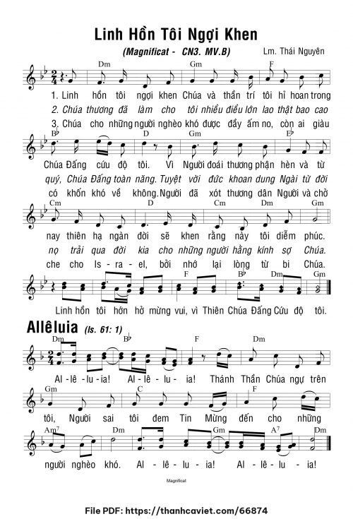 Chúa Nhật 3 Mùa Vọng năm B - Lm. Thái Nguyên - trang 1