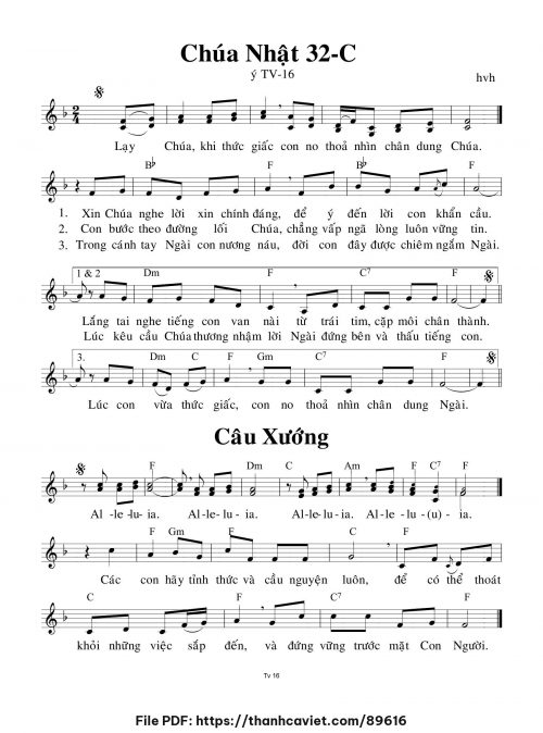 Chúa Nhật 32C - hvh - trang 1