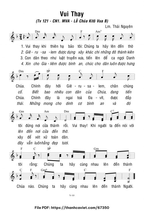 Chúa Nhật 34 Thường Niên năm C - Lm. Thái Nguyên - trang 1