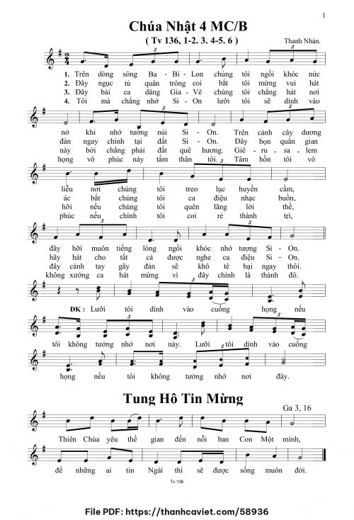 Chúa Nhật 4 MCB - Thanh Nhàn - trang 1