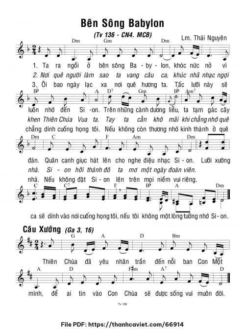 Chúa Nhật 4 Mùa Chay năm B - Lm. Thái Nguyên - trang 1