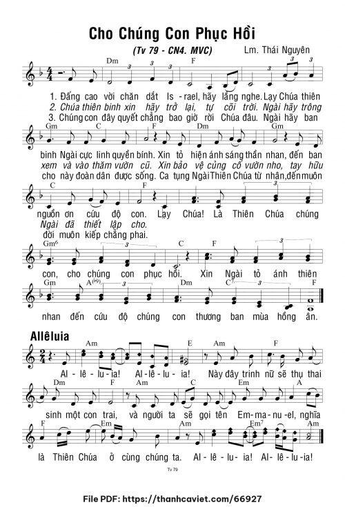 Chúa Nhật 4 Mùa Vọng năm C - Lm. Thái Nguyên - trang 1