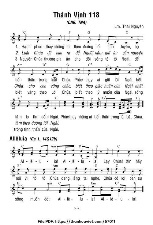 Chúa Nhật 6 Thường Niên năm A - Lm. Thái Nguyên - trang 1