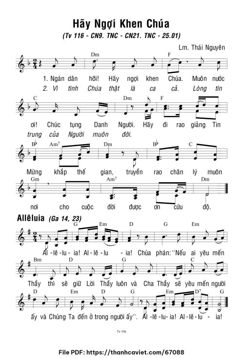 Chúa Nhật 9 Thường Niên năm C - Lm. Thái Nguyên - trang 1