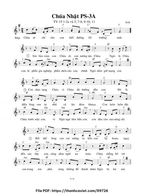 Chúa Nhật Phục Sinh 3A - hvh - trang 1