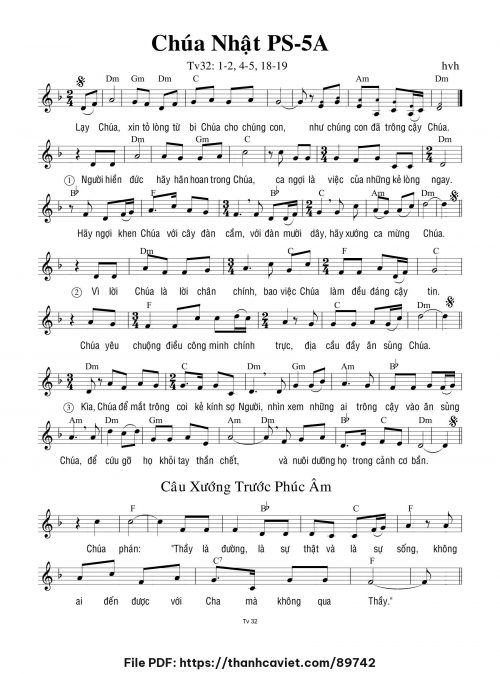 Chúa Nhật Phục Sinh 5A - hvh - trang 1