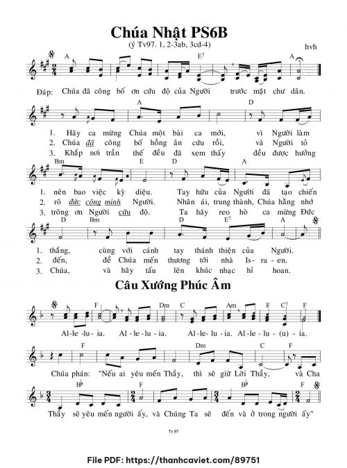 Chúa Nhật Phục Sinh 6B - hvh - trang 1