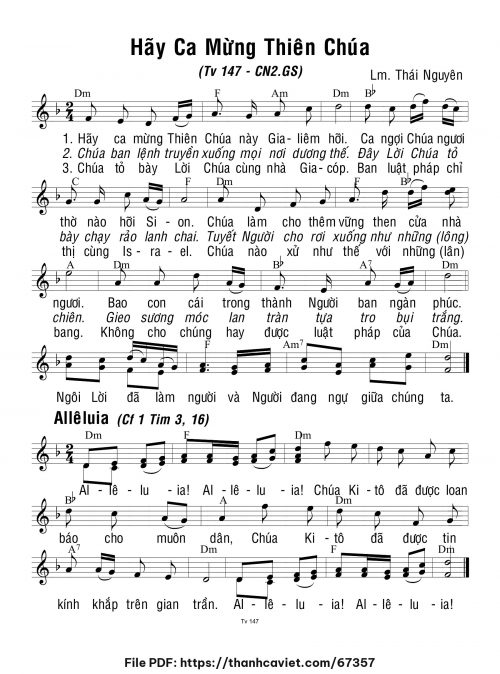Chúa Nhật sau Lễ Giáng Sinh năm A - Lm. Thái Nguyên - trang 1