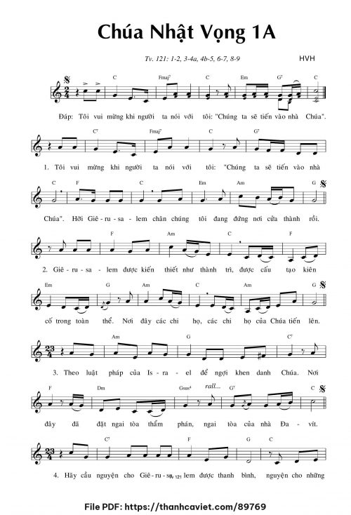 Chúa Nhật Vọng 1A - hvh - trang 1