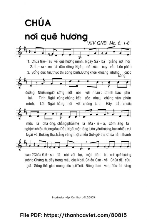 Chúa nơi quê hương - Lm. La Thập Tự - trang 1
