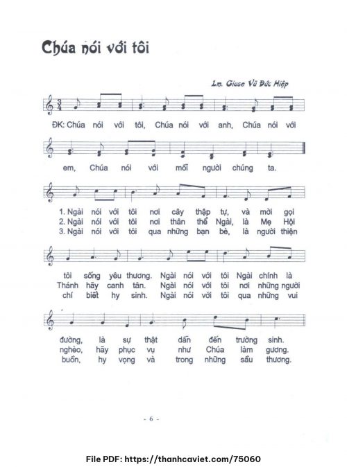 Chúa nói với tôi - Lm. Vũ Đức Hiệp - trang 1