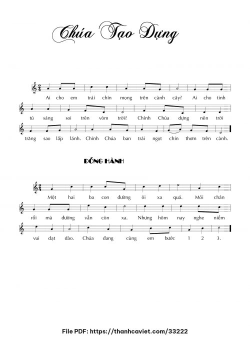 Chúa tạo dựng - Chưa biết - trang 1