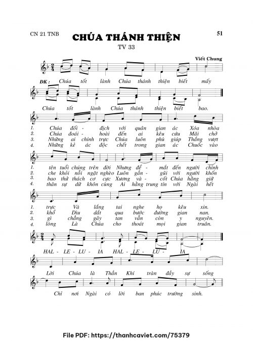 Chúa thánh thiện - Viết Chung - trang 1