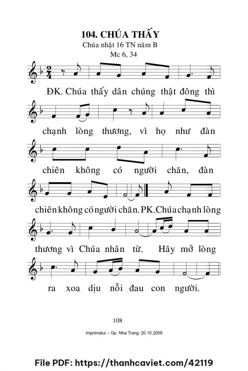 Chúa thấy [CN16 TNB] – - Lm. Mi Trầm - trang 1