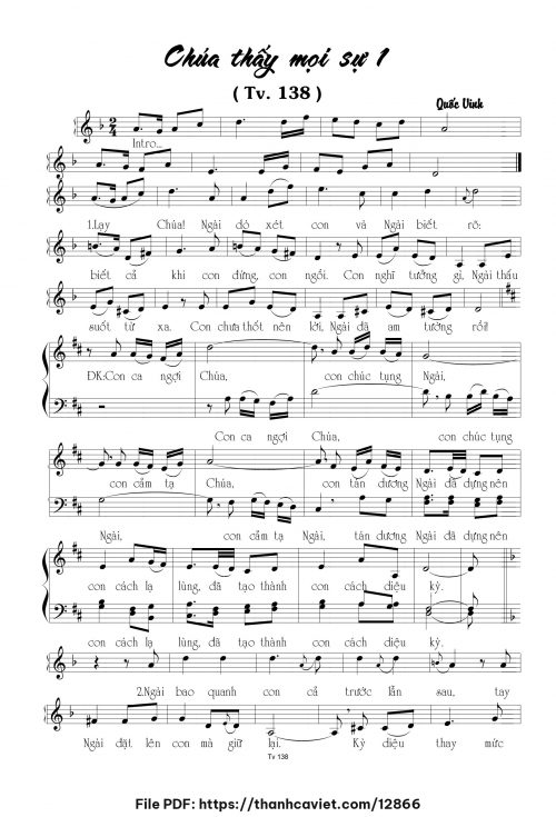 Chúa thấy mọi sự 1 - Quốc Vinh - trang 1